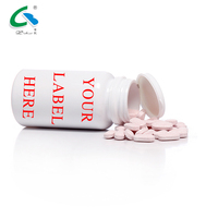 OEM Label pribadi disesuaikan suplemen formula pemutih kulit kapsul Chewable Swallow kolagen Tablet