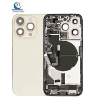 Boîtier Complet de Téléphone Mobile avec Couvercle de Châssis Arrière de Batterie et Petites Pièces de Rechange pour iPhone 11 12 13 14 Pro Max 14 Plus