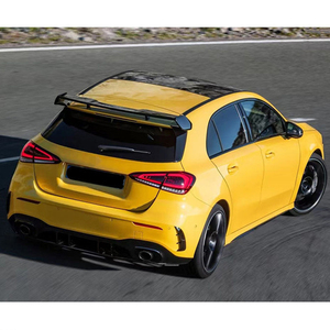 Diffusore Posteriore Stile A35 in PP Nero Lucido, Parti Esterne Auto per Mercedes Benz W176 <span class=keywords><strong>Classe</strong></span> <span class=keywords><strong>A</strong></span> <span class=keywords><strong>AMG</strong></span> 2013-2018 - Product Image 5
