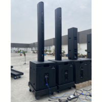 Système de sonorisation colonne active professionnel Boutum, 6 haut-parleurs colonne de 6,5 pouces, caisson de basses actif de 18 pouces pour extérieur, intérieur, DJ, église