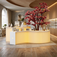 Étagère de présentation en forme de cube personnalisée, unité d'étagérage en papier nid d'abeille, logo OEM, vente en gros pour les chaînes de magasins de détail et les salons professionnels