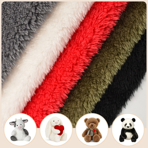 Bán Buôn <span class=keywords><strong>100</strong></span>% <span class=keywords><strong>Polyester</strong></span> Mềm Micro Lông Cừu Lông Sherpa Vải Cho Búp Bê - Product Image 1