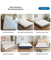 Matelas hybride moderne à ressorts ensachés et mousse à mémoire de forme Sleep Well, épaisseur moyenne >30cm, soulagement des douleurs dorsales, mobilier de maison, garantie 10 ans