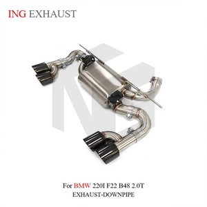 Ing ท่อไอเสีย <span class=keywords><strong>BMW</strong></span> คุณภาพสูง, ท่อไอเสียสแตนเลส catback valved เพลาไอเสียกลับสำหรับ <span class=keywords><strong>BMW</strong></span> <span class=keywords><strong>220i</strong></span> F22 <span class=keywords><strong>B48</strong></span> 2.0T - Product Image 6