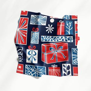 Écharpe en soie respirante et douce au toucher avec logo imprimé pour la protection solaire estivale à la plage, idéale pour les vacances à la station balnéaire et les voyages. - Product Image 5