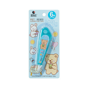 <span class=keywords><strong>Corrector</strong></span> công cụ phim hoạt hình Nguồn cung cấp văn phòng phẩm giá bán buôn trang trí Kawaii động vật thiết kế chất lỏng chỉnh nhựa và băng - Product Image 5