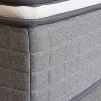 Literie confortable pour lit Queen Size, Anti-soins, Matelas à Ressort, literie de luxe, 2 pièces