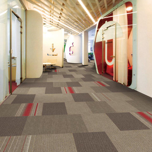 Thương mại Modular gạch Thảm 50*50cm phong cách hiện đại Câu Đố Polypropylene Thảm nhà khách sạn Văn phòng sàn văn phòng gạch thảm - Product Image 4