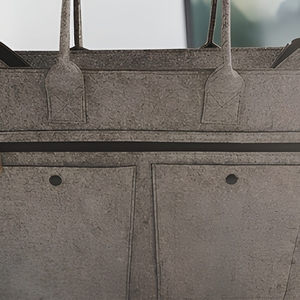 Borsa Tote in Feltro Personalizzata, Impermeabile e Portatile, <span class=keywords><strong>Organizer</strong></span> Pieghevole Classico per <span class=keywords><strong>Viaggi</strong></span> - Product Image 5