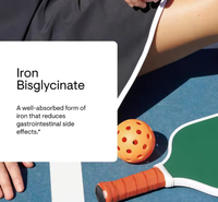 Bisglicinato de Hierro Ferroso OEM, Absorción Deportiva Sin Efectos Secundarios Gastrointestinales, Cápsulas de Bisglicinato de Hierro Sin Gluten