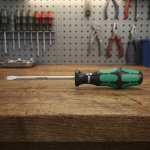 Wera Insulated Handle <b>Screwdriver</b> 3.5 X 100Mm Flat Head Industrial Grade Tool - Product Image 3