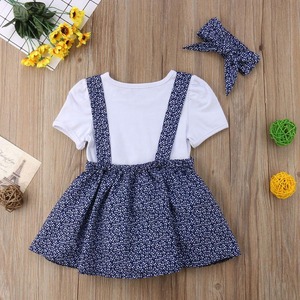 ชุดเดรสเด็กทารก เสื้อผ้าเด็กขายส่ง ชุดเอี๊ยมเด็กผู้หญิงสำหรับฤดูร้อนจากจีน - Product Image 2