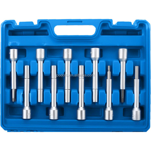 Podofo 18PCs Shock Strut Dome Bearing Tool <b>Box</b> for BMW/VW/Benz Steering Hub Suspension Shock Absorber Strut Nut <b>Removal</b> Tool Set - Product Image 3