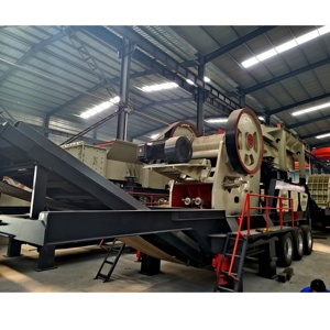 Mobiele kaakbreker met hoge capaciteit/ mobiel brekerstation op banden te koop voor grote mijnbouwprojecten - Product Image 2