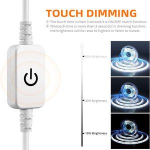 Bande lumineuse <span class=keywords><strong>Led</strong></span> USB, lumière de remplissage, bande lumineuse courte, bâton sur TV, ordinateur de bureau, arrière-plan d'ordinateur portable, Machine <span class=keywords><strong>à</strong></span> coudre Vivarium - Product Image 5