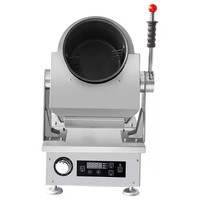 Cuisinière robotisée à gaz automatique en acier inoxydable 304 pour cuisine commerciale, avec tambour rotatif pour wok, facile à nettoyer, pour usage en restaurant