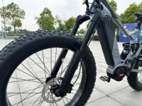 Bicicleta Eléctrica con Marco de Aleación de Aluminio de 48V, Motor Central Integrado y Batería de Litio