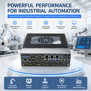 มินิพีซีอุตสาหกรรมแบบฝังตัว I210/I219 พอร์ต LAN RS232/422/485 ซีพียู I5-11400 แรม 16-64GB พื้นที่จัดเก็บ 512GB-2TB สำหรับงานอุตสาหกรรม - Product Image 4