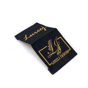 Garments Logo Custom T Shirt Clothing Textile Clothing Labeling Private Woven <b>Labels</b> for Clothing - Product Image 2