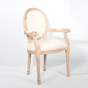 Customizable French High-end Retro Style Distressed Solid <b>Wood</b> Frame Detachable Wedding Cafe Restaurant Hotel <b>Chair</b> - Product Image 3