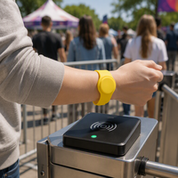 Nouveaux modèles 2026 – Bracelet en silicone RFID QR NFC N213/N215/N216, écologique, réglable et étanche