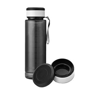 Black Gym Water Portable <b>Large</b> Capacity Rock Climbing Sport Bottle With Box Ideal for Outdoor Activities - Product Image 1