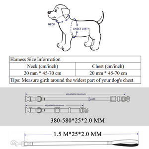 Venta al por mayor patrón de impresión de diseño personalizado para mascotas <span class=keywords><strong>Collar</strong></span> de perro y correa Set de <span class=keywords><strong>2</strong></span> en 1 Reversible arnés - Product Image 6