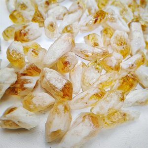 Cristales de Cuarzo Citrino Naturales de 2-4 cm, Piedras Curativas Pulimentadas, Espécimen en Bruto para la Fabricación de Joyas - Product Image 2