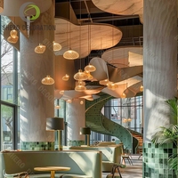 Design d'intérieur commercial populaire Coffee Bar Présentoir de vente au détail Meubles d'affichage de café Design de comptoir de café moderne