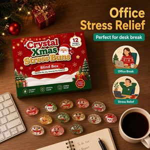 Wholesale Christmas <b>Advent</b> <b>Calendar</b> Squishy Dumpling Mystery Blind <b>Box</b> Fidget Toy for Holiday Party Favor - Product Image 6