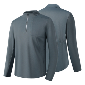 Jersey de manga larga para hombre, ropa de gimnasio, camisetas atléticas transpirables de secado rápido, deportes para correr, ajustado, temporada de otoño para adultos - Product Image 4