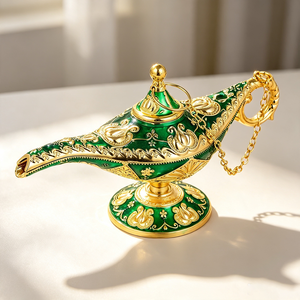 Traditionele souvenirs Europese ornamenten klassieke stijl ambachten woonkamer decoratieve vintage vergulde 3D metalen Aladdin magie - Product Image 4