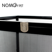 Nomoy Pet Factory Nouvelle Vente Chaude Cages en Aluminium Noir pour Reptiles pour Caméléon NX-06