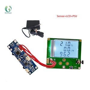Winpower phân tích khí LCD màn hình hiển thị + PSU Adapter hiển thị O2 độ tinh khiết áp lực dòng chảy-siêu âm cảm biến oxy không bao gồm - Product Image 4