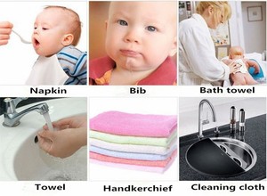 Coffret de serviettes pour bébé en bambou, nouveau, ensemble cadeau, 6 pièces - Product Image 6