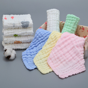 Serviette en gaze de coton Carlota pour bébé, 28x28cm, six couches, imprimée, pour enfants - Product Image 2