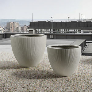 Pots de fleurs géants en béton élégants jardinières vivantes intérieures et extérieures pour la décoration de jardin utilisation quotidienne de <span class=keywords><strong>pot</strong></span> de bonsaï <span class=keywords><strong>suspendu</strong></span> au sol - Product Image 2