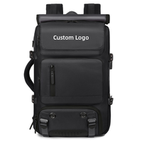 Sac à dos convertible robuste pour ordinateur portable, avec logo personnalisé, idéal pour le travail, les voyages et le camping