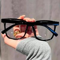 Nouvelles montures de lunettes unisexe transfrontalières, design japonais, en polycarbonate, avec protection anti-lumière bleue