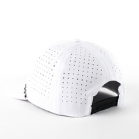 Chapeau de sport personnalisé vierge avec trous découpés au laser 6 panneaux Chapeaux de papa perforés Casquettes de baseball pour hommes et femmes