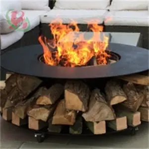 野营野餐用免维护火坑燃木户外花园