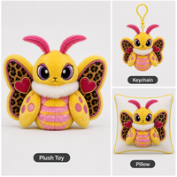 Peluche léopard jaune personnalisée, directement de l'usine, en coton PP, tissu super doux, pour anniversaire, anti-stress, OEM/ODM, marque privée