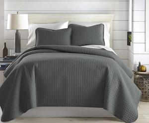 Personalizza il set trapunta matrimoniale da 3 pezzi con lenzuolo in <span class=keywords><strong>lino</strong></span> pregiato - Product Image 3