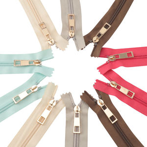 Nhà sản xuất tại Trung Quốc đồng thau kim loại dây kéo dây kéo vàng trong các kích cỡ khác nhau và màu sắc 3 #5 #8 #10 # - Product Image 2