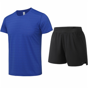 Ensembles de T-shirts pour Hommes en Matériaux Premium, Traje <span class=keywords><strong>Manga</strong></span> Corta, Ensemble de Shorts à Manches Courtes pour Hommes pour le Sport en Plein Air - Product Image 2