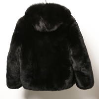 STRAWBERRY nouveauté mode luxe hiver chaud en cuir véritable à capuche veste vraie fourrure hommes manteau