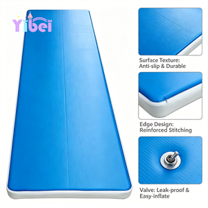 <span class=keywords><strong>Tapis</strong></span> <span class=keywords><strong>de</strong></span> <span class=keywords><strong>gymnastique</strong></span> bleu personnalisable <span class=keywords><strong>de</strong></span> haute qualité, très vendu, <span class=keywords><strong>pour</strong></span> trampolines d'intérieur, en PVC, modèle YIBEI A142, protecteur - Product Image 3