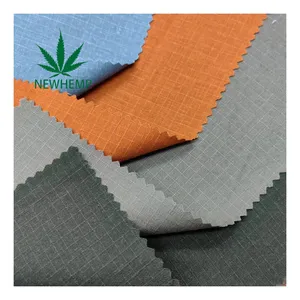 53%HEMP 44%RP 3%SP High Quality Blends Ripstop Hemp Fabric For Sportswear/outdoor Pants