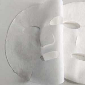 Feuille épaisse de masque facial de fibre de bambou de fibre végétale absorbant hydratant débarbouillette de soin de la peau - Product Image 3