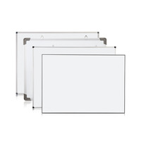 Tableau blanc effaçable à sec de qualité supérieure pour salle de classe et bureau, surface d'écriture double face durable, facile à nettoyer, tableau portable idéal pour le travail